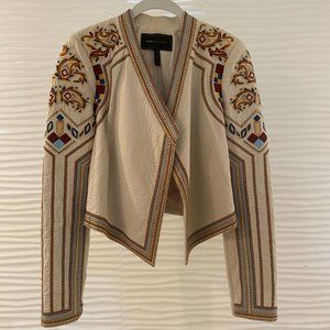 BCBG MaxAzria Embroidered Bolero Jacket